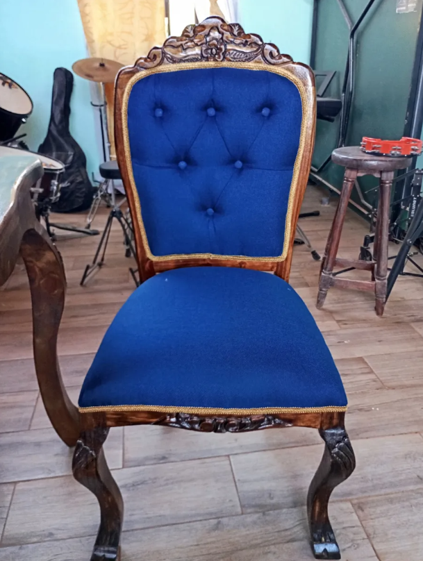 Silla Reina Ana Con Resortes - Imagen 3